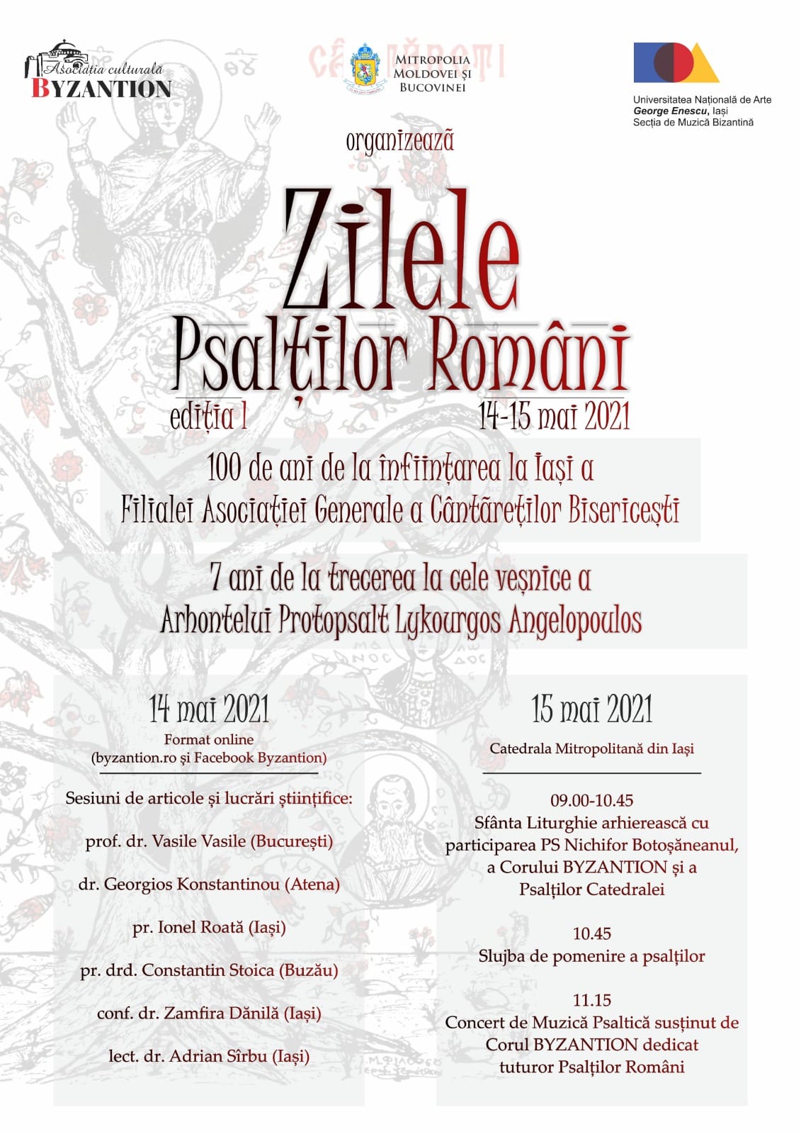 Eveniment dedicat psalților, la Iași: „Zilele Psalților Români”