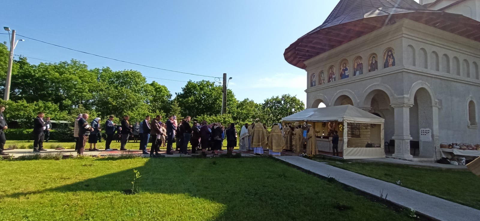 Slujire arhierească la hramul Schitului Băiceni - Neamț