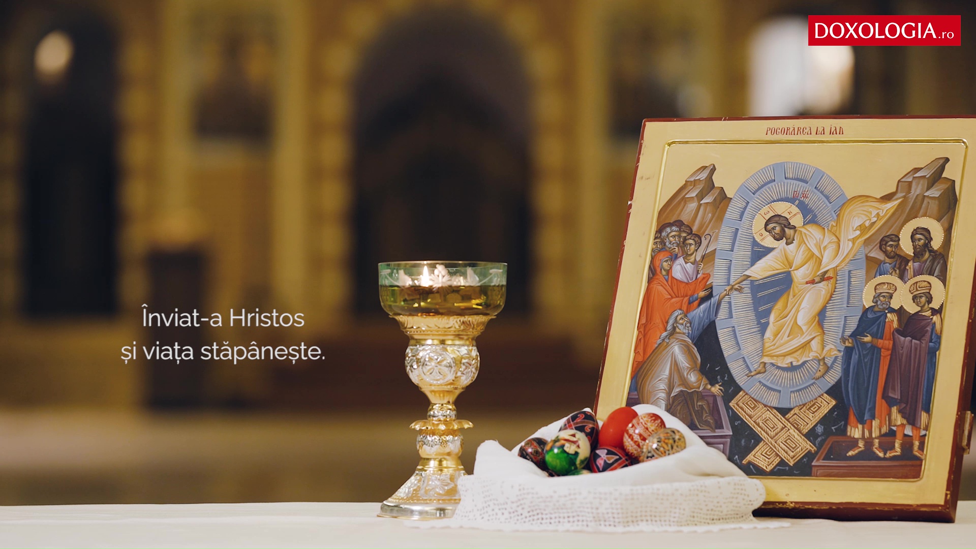 (Video) Mesajul Sfântului Ioan Gură de Aur din noaptea de Paști: „Intrați toți întru bucuria Domnului nostru!”