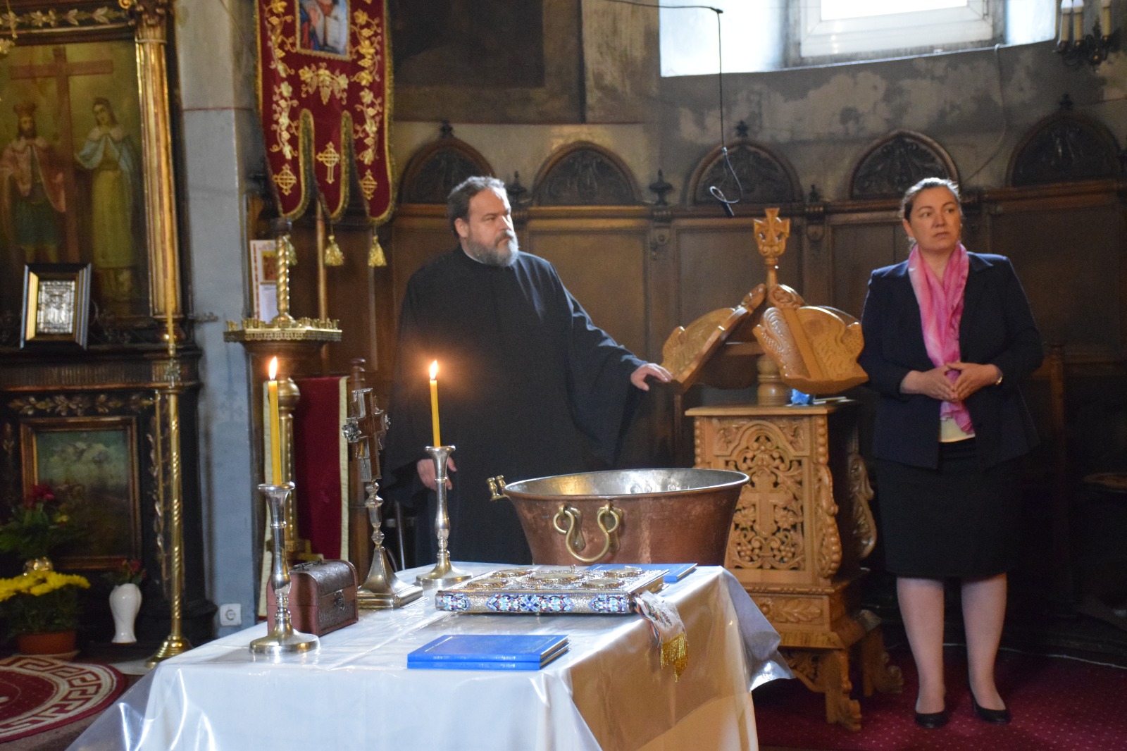 Activitate practică privind săvârșirea Tainei Sfântului Botez