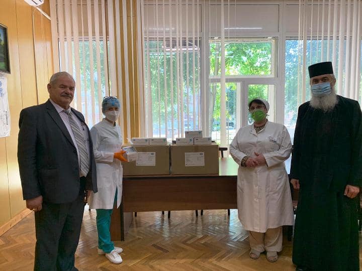 Donaţie măşti pentru Spitalul Clinic din Bălţi