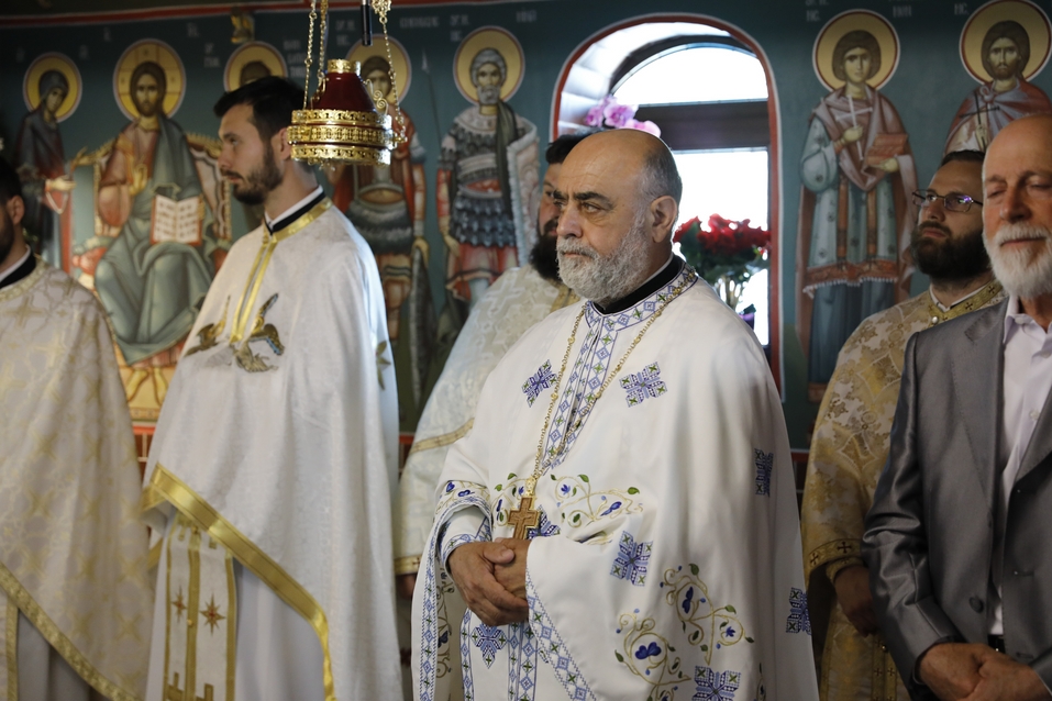 Foto: Constantin Comici Pictura bisericii din curtea Spitalului Clinic „Dr. C. I. Parhon” ‒ Iași, sfințită de PS Părinte Nichifor Botoșăneanul