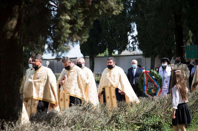 Pomenirea eroilor la cimitirul Palmanova din provincia Udine Pomenirea eroilor la cimitirul Palmanova din provincia Udine