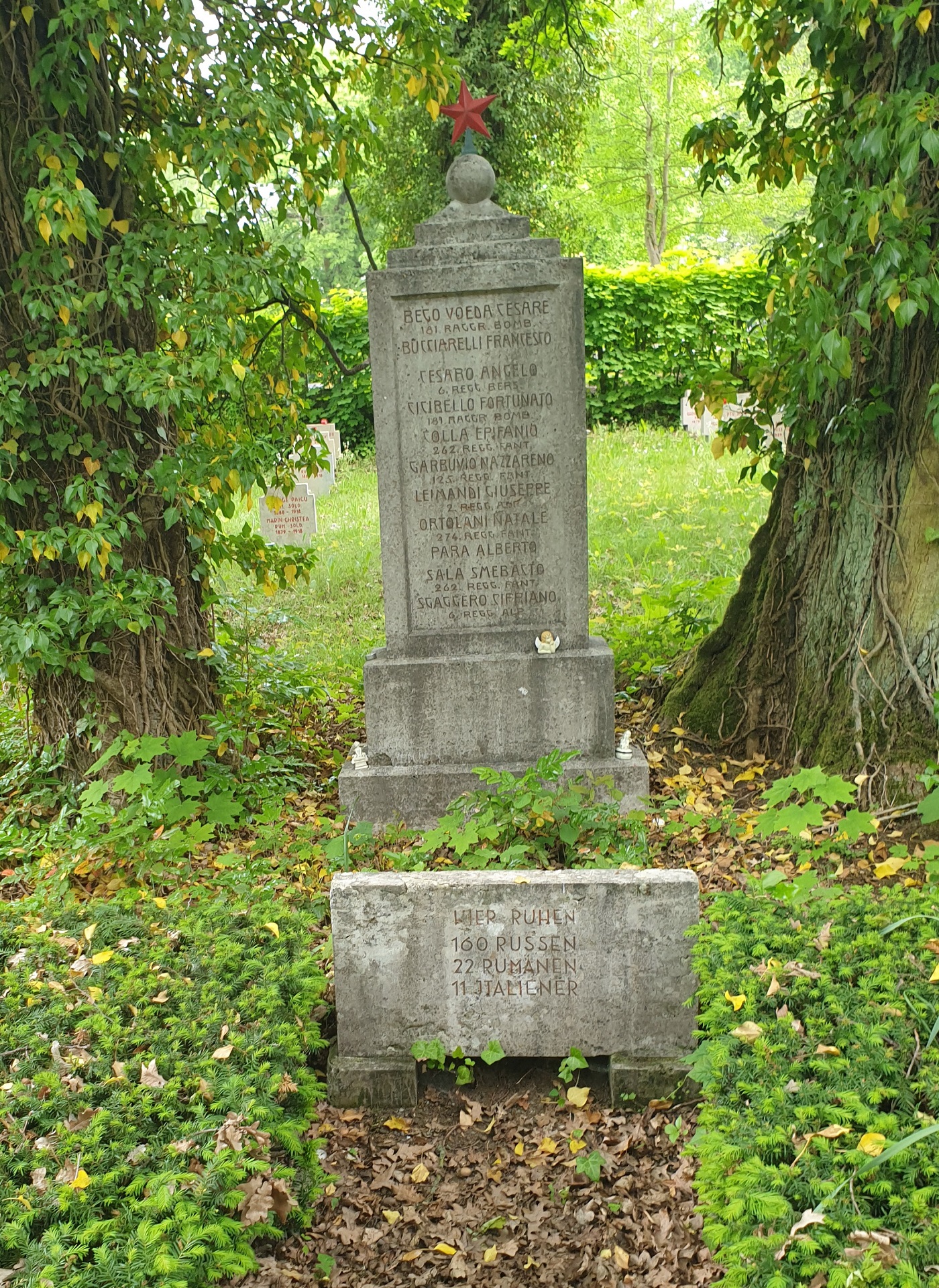 Cimitirul „Stadtfriedhof” din Bayreuth – morminte ale soldaților români în Germania