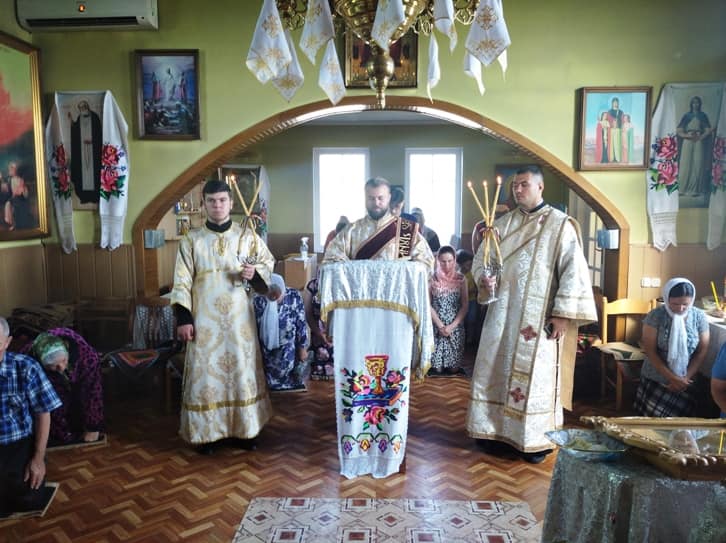 Liturghie arhierească în Parohia Corlăteni, raionul Râşcani