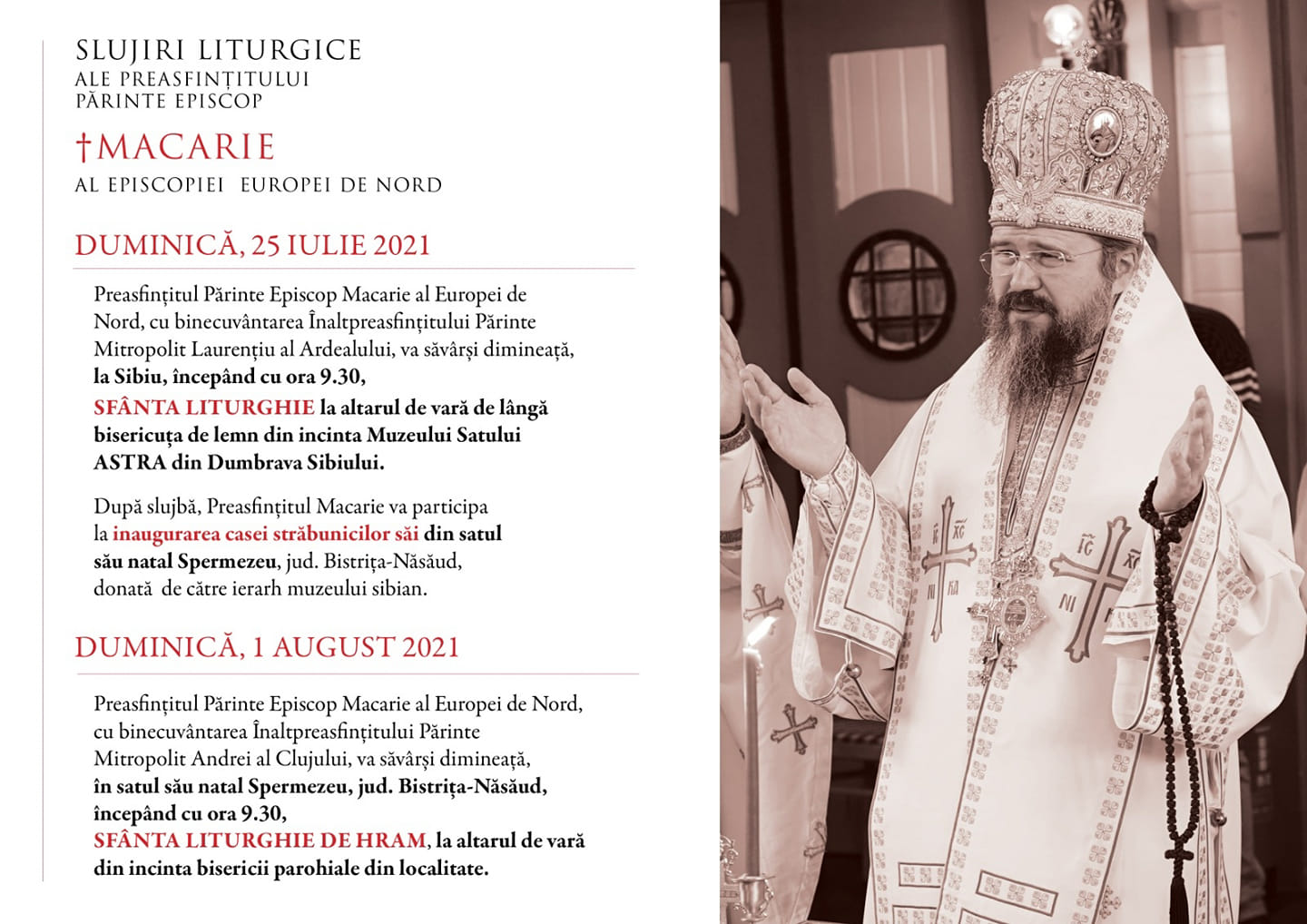 PS Macarie a donat Muzeului Național al Satului din Sibiu casa străbunicilor săi