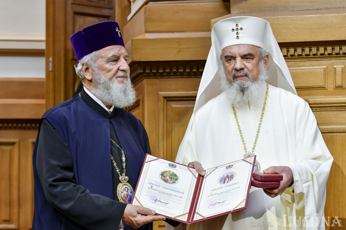 Daruri din partea Sfântului Sinod pentru Patriarhul României la împlinirea vârstei de 70 de ani