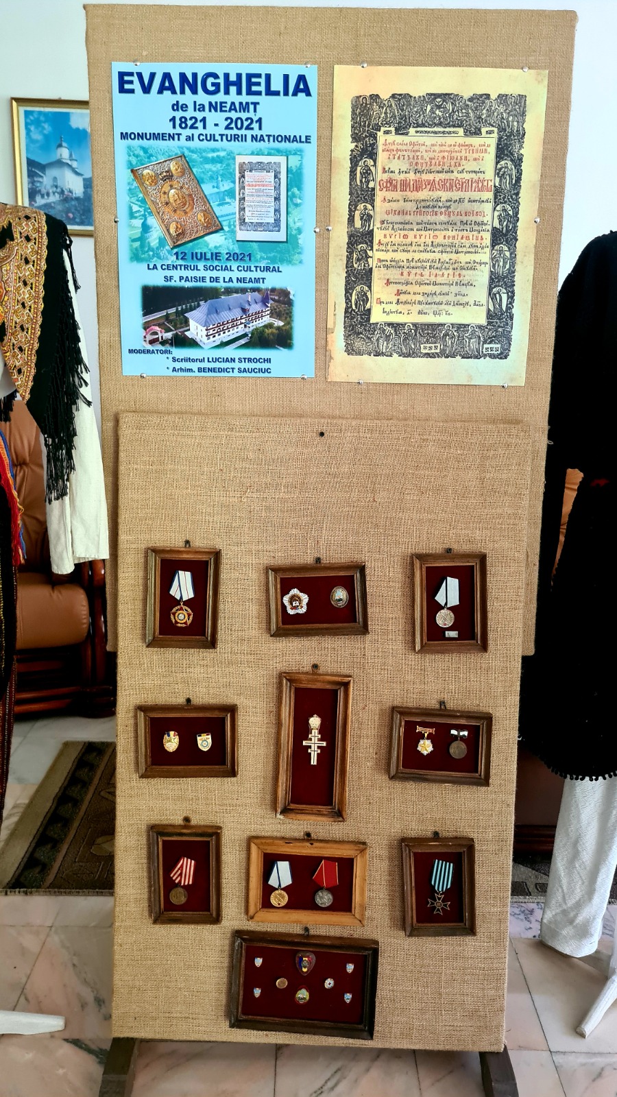 Simpozion la Mănăstirea Neamț: „Evanghelia de la Neamț, 1821-2021, monument al culturii naționale”