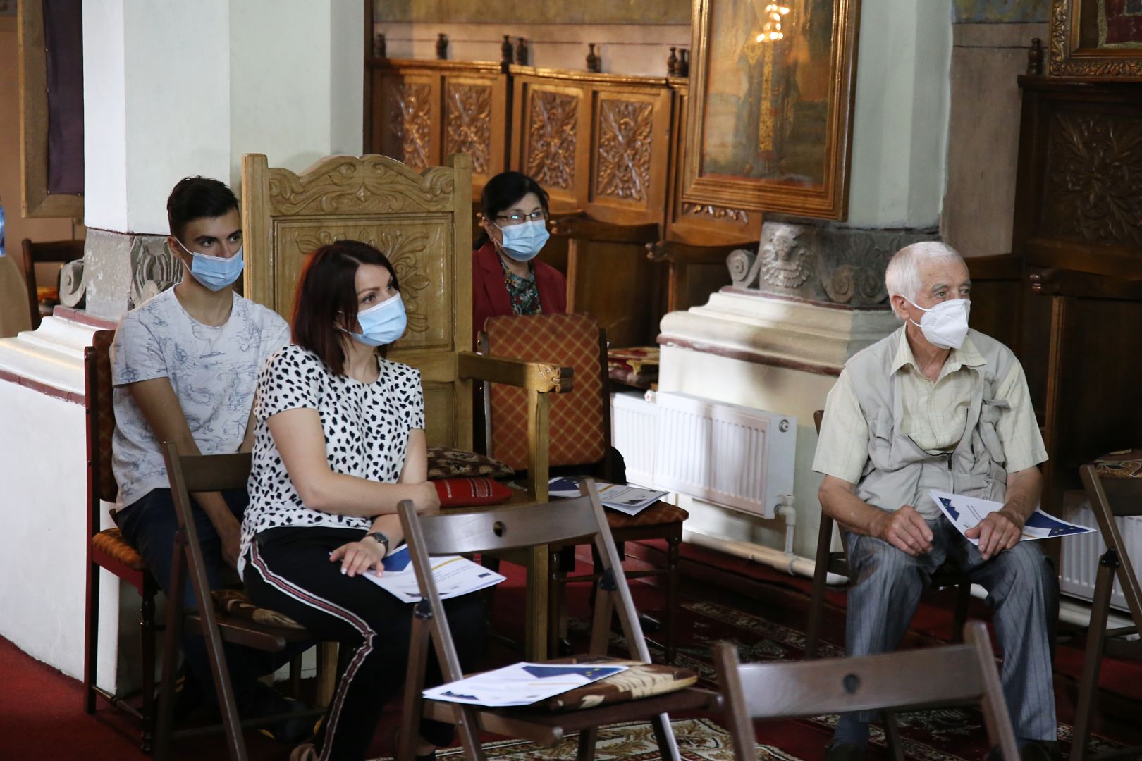 Foto: Flavius Popa La Parohia „Sfinții Teodori” din Iași a fost lansat un proiect cultural transfrontalier din fonduri europene