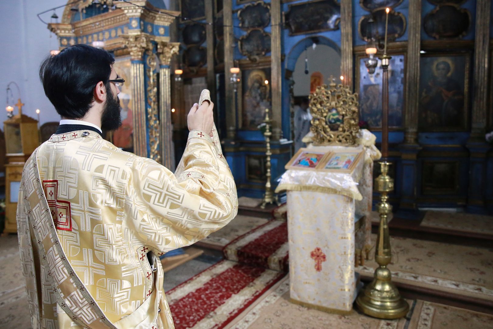 Foto: Flavius Popa Hramul Centrului social-cultural „Sfântul Ilie” de la Miclăușeni. PS Părinte Nichifor Botoșăneanul a săvârșit Sfânta Liturghie