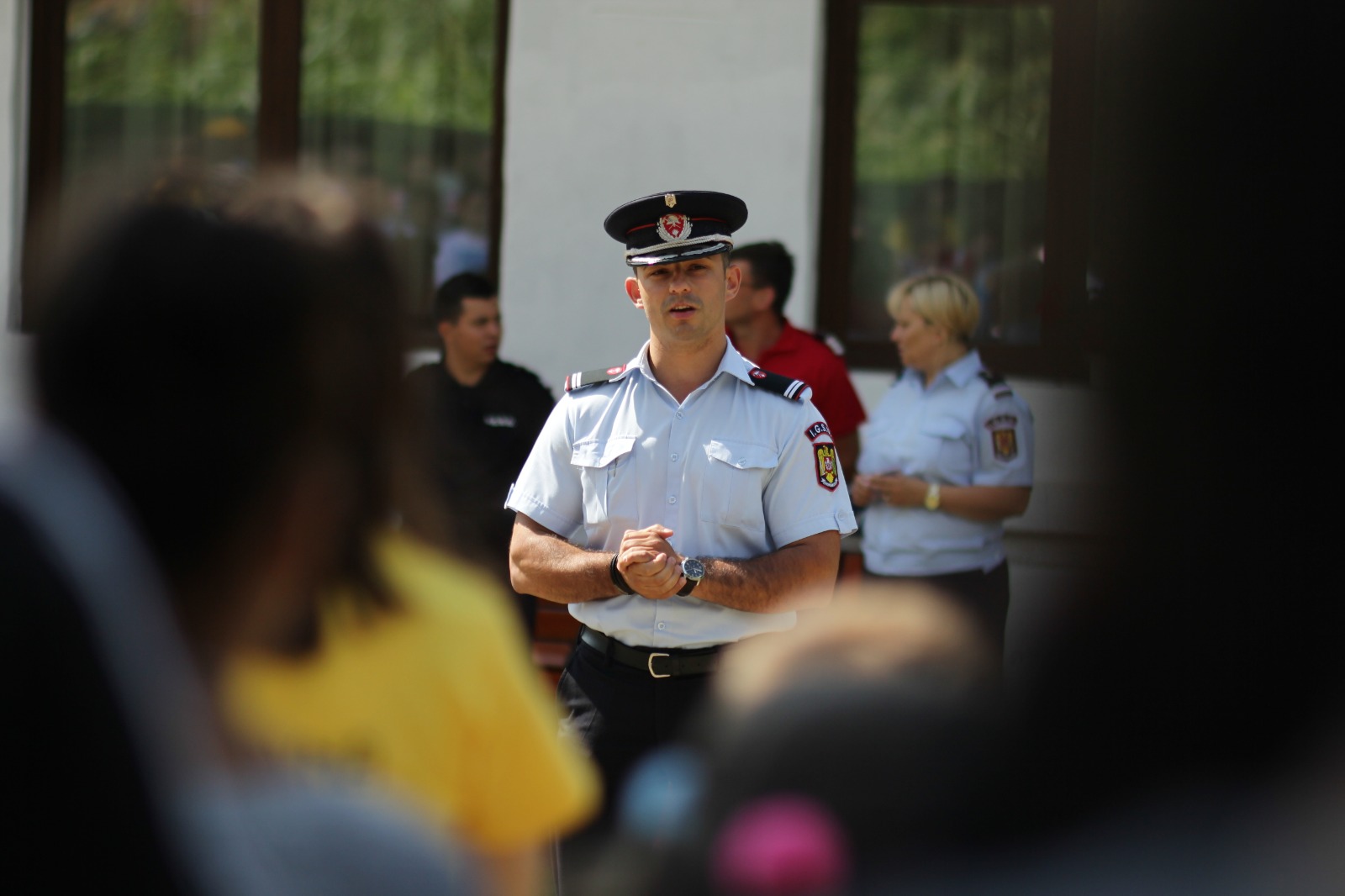 Pompierii nemțeni, alături de copiii Parohiei Bistrița la Tabăra din Pridvorul Satului