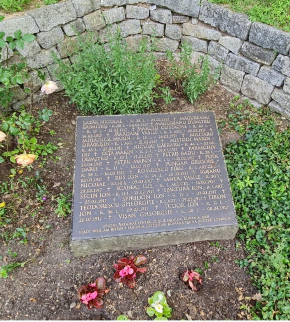 „Cimitirul românilor” din Haltingen-Weil am Rhein – morminte ale soldaților români în Germania (IV)