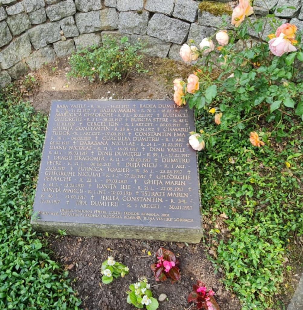 „Cimitirul românilor” din Haltingen-Weil am Rhein – morminte ale soldaților români în Germania (IV)