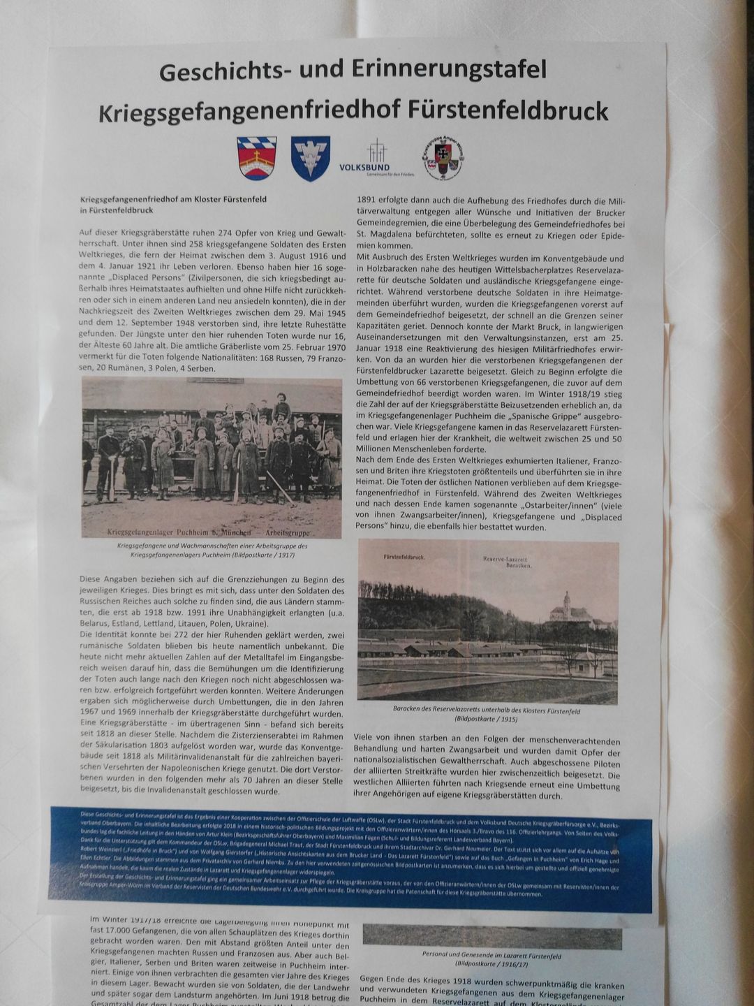 Cimitirul prizonierilor de război din Fürstenfeldbruck – morminte ale soldaților români în Germania (V)