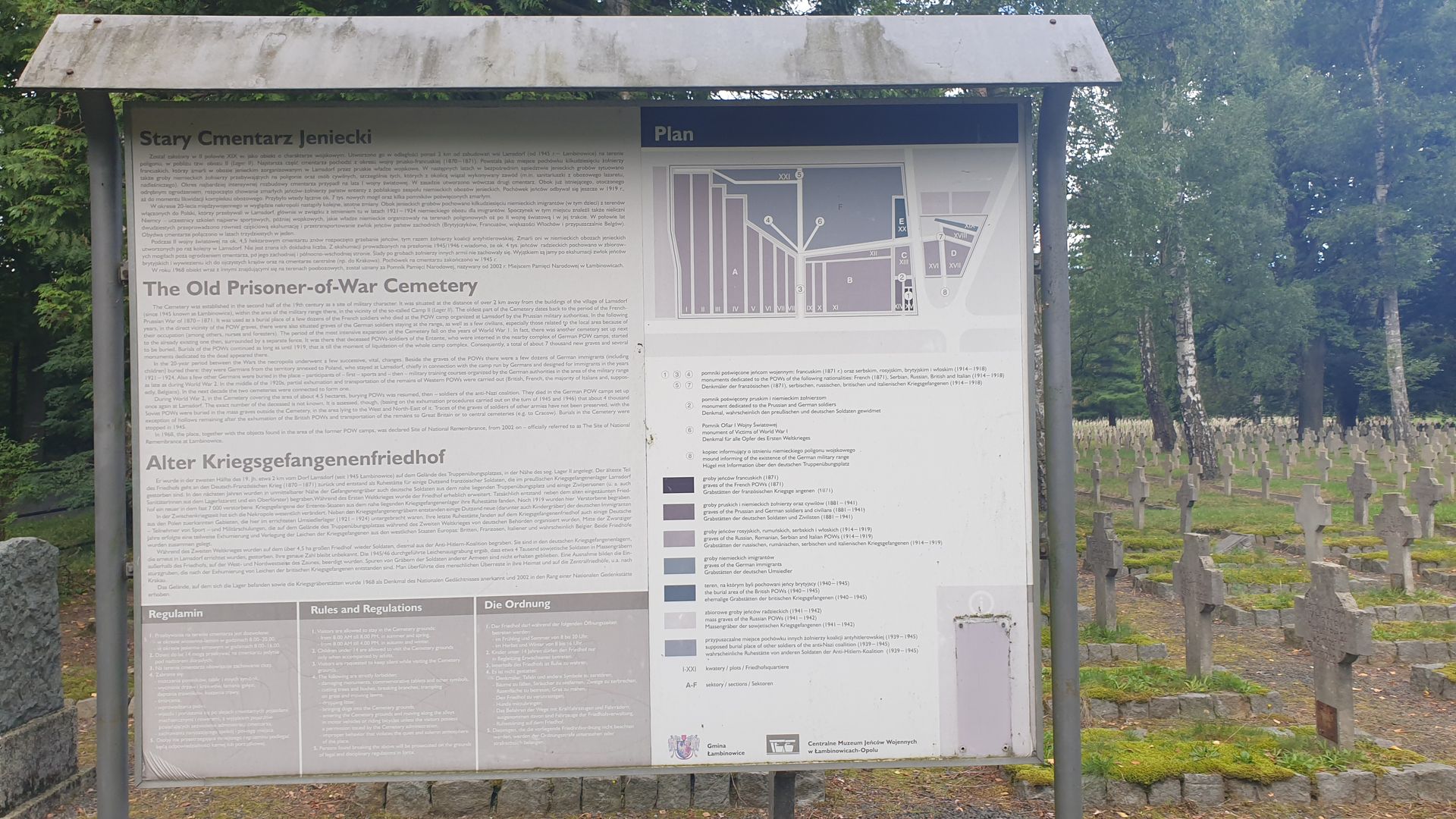 Memorialul Național din Łambinowice – morminte ale soldaților români în Polonia (I)