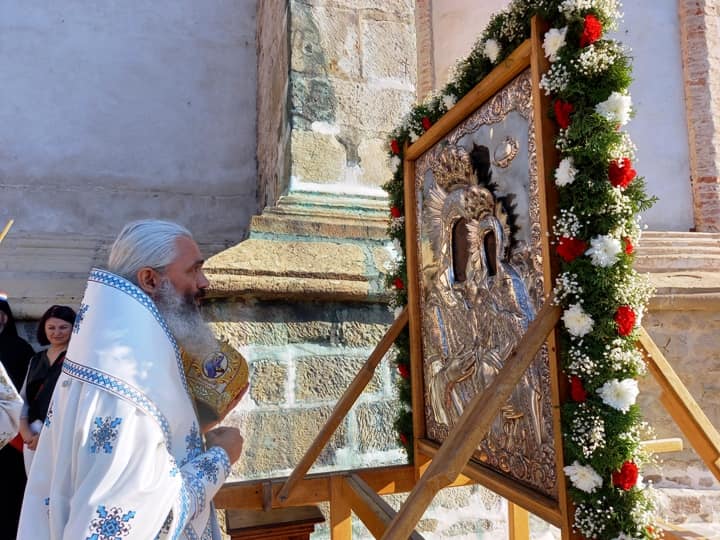 PS Antonie a slujit la hramul Mănăstirii Bistrița