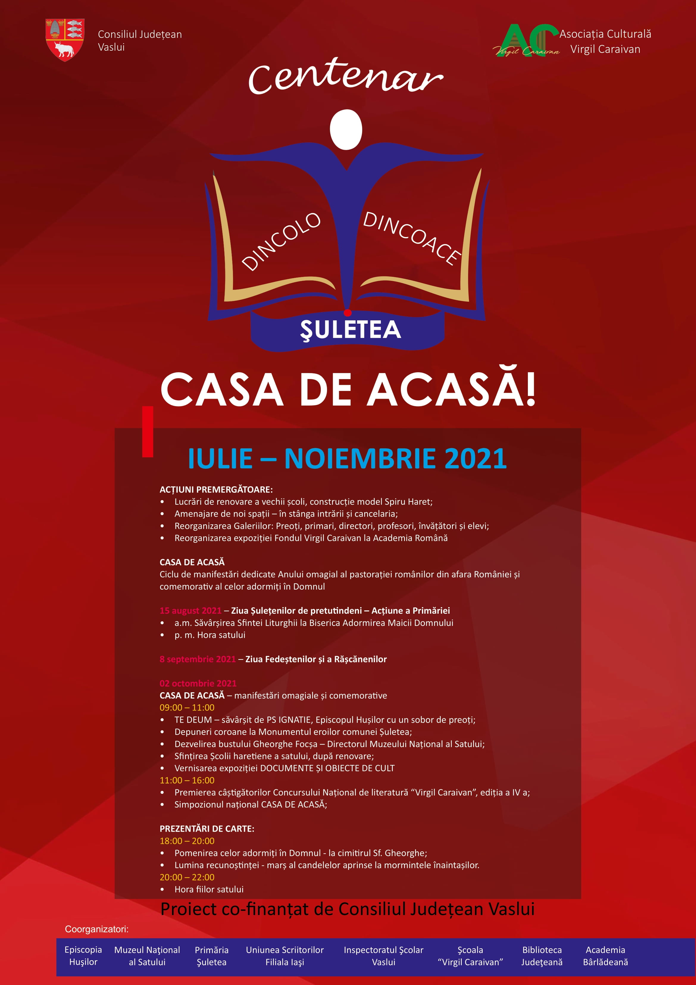 Proiect pentru omagierea istoriei satului și a instituțiilor rurale, într-o localitate din județul Vaslui