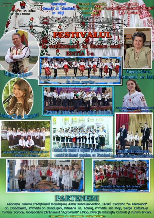 Foto: Episcopia de Bălți/ Facebook Festivalul „Ia românească în fiecare casă”