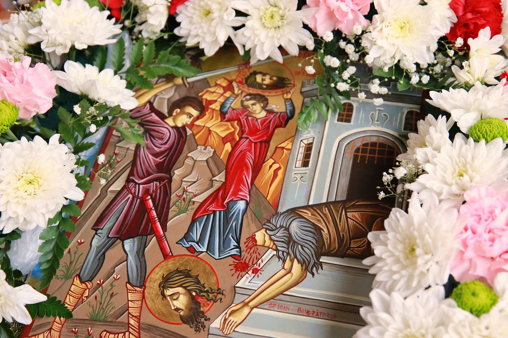 Tăierea Capului Sfântului Ioan Botezătorul - Doi ierarhi au slujit la hramul Mănăstirii Secu