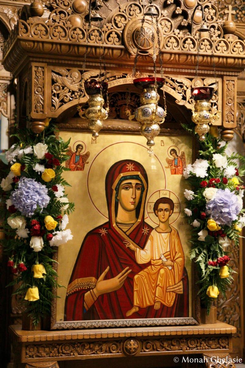 Priveghere închinată Sfintei Teodora de la Sihla la Mănăstirea Sihăstria, Neamț