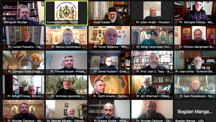 Părintele Ioan Teșu le-a vorbit preoților din Mitropolia Ortodoxă Română a celor Două Americi