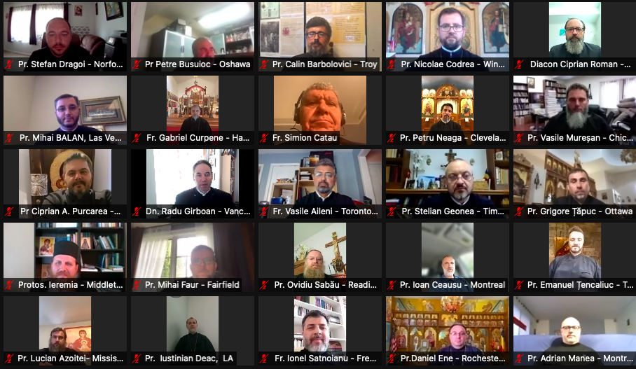 Părintele Ioan Teșu le-a vorbit preoților din Mitropolia Ortodoxă Română a celor Două Americi