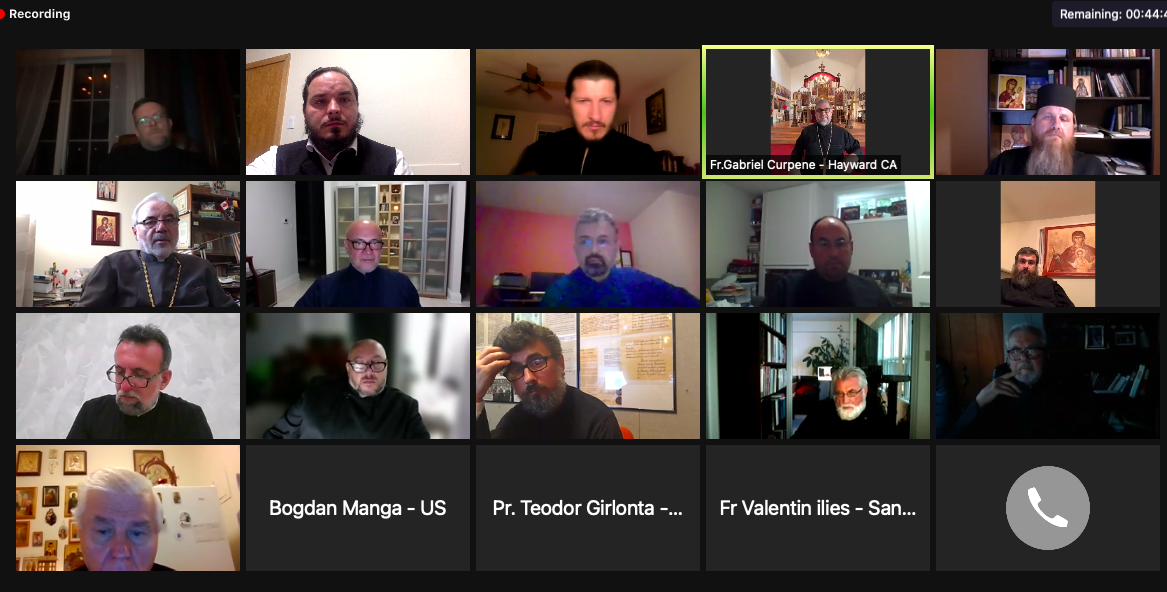 Părintele Ioan Teșu le-a vorbit preoților din Mitropolia Ortodoxă Română a celor Două Americi