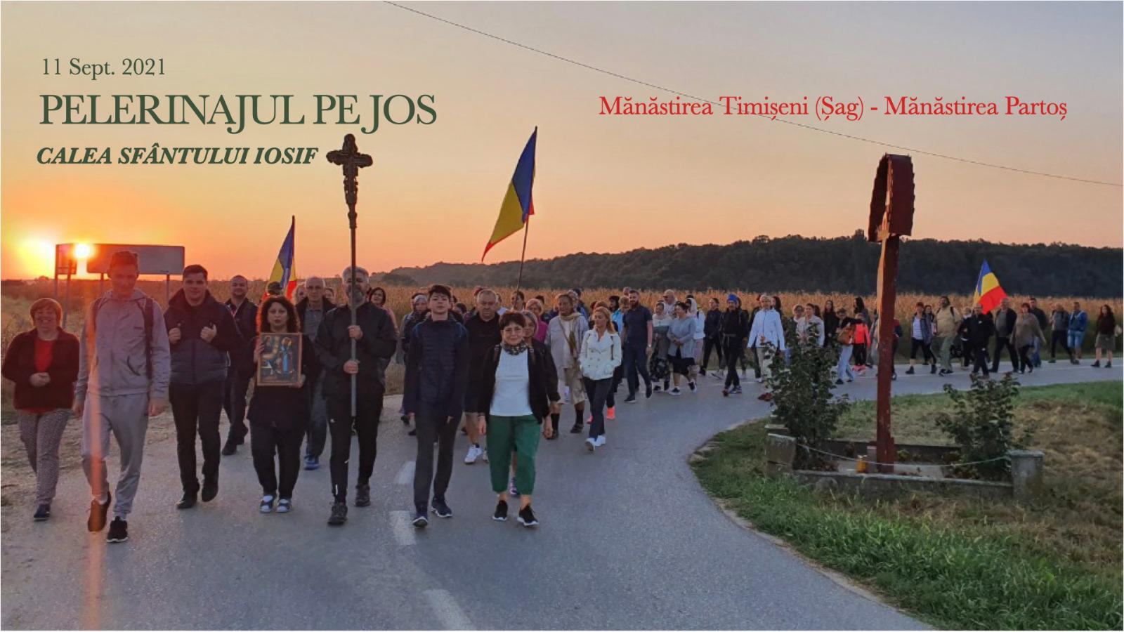 Pelerinaj pedestru către casa Sfântului Ierarh Iosif cel Nou de la Partoș
