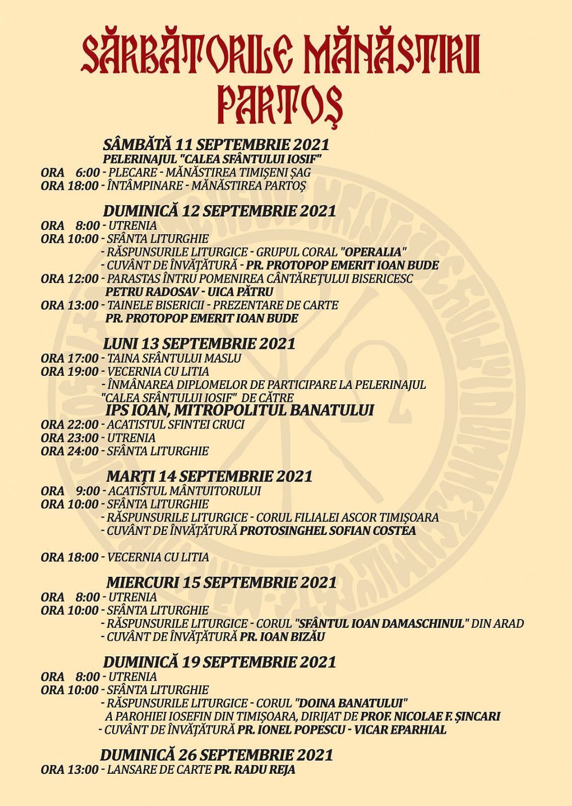 Pelerinaj pedestru către casa Sfântului Ierarh Iosif cel Nou de la Partoș