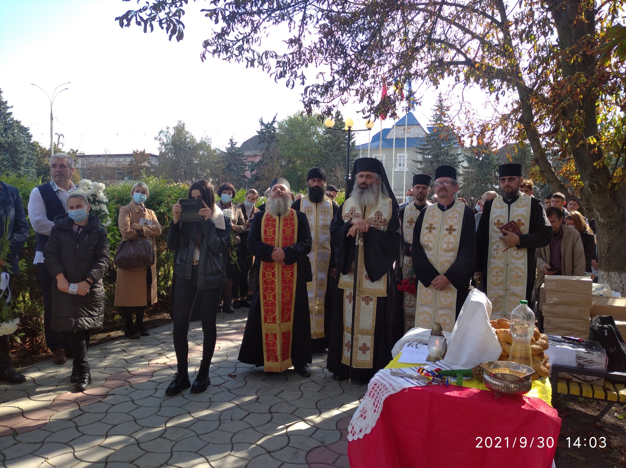 PS Antonie a binecuvântat bustul lui Valeriu Gafencu din Sângerei