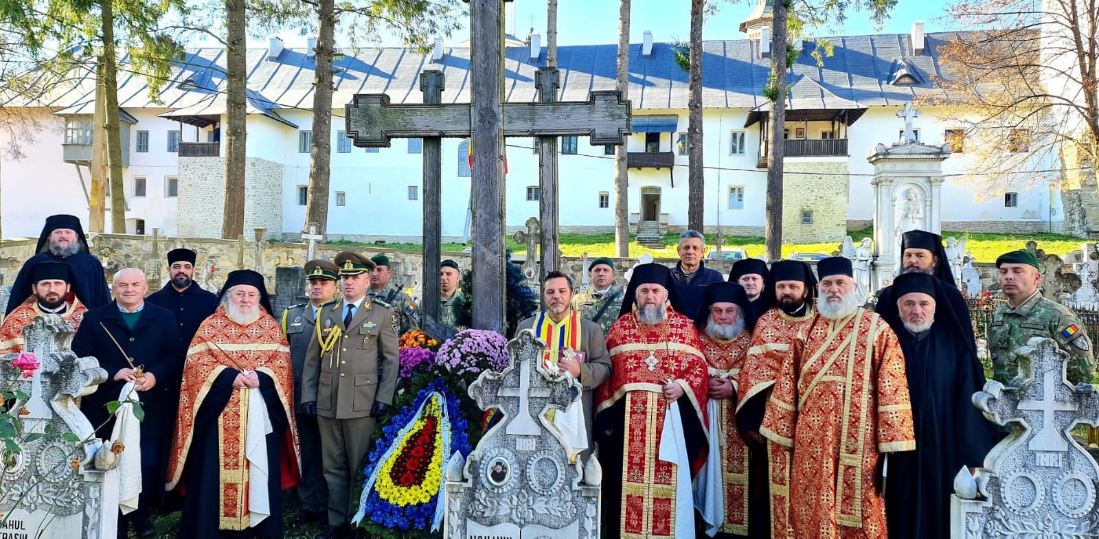 Pomenirea eroilor din cel de-al Doilea Război Mondial la Mănăstirea Neamț, în Anul comemorativ al celor adormiți în Domnul