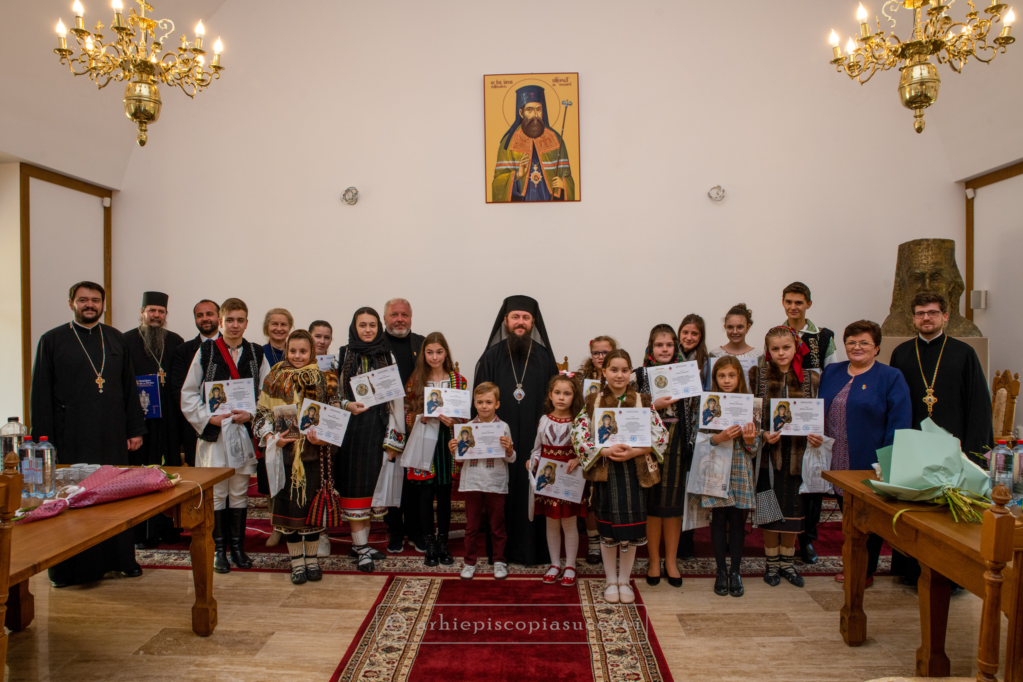 Ceremonia de premiere a câștigătorilor Concursului național de recitare „Glas de copil – Maica Domnului, Darul lui Dumnezeu pentru oameni”, ediția I