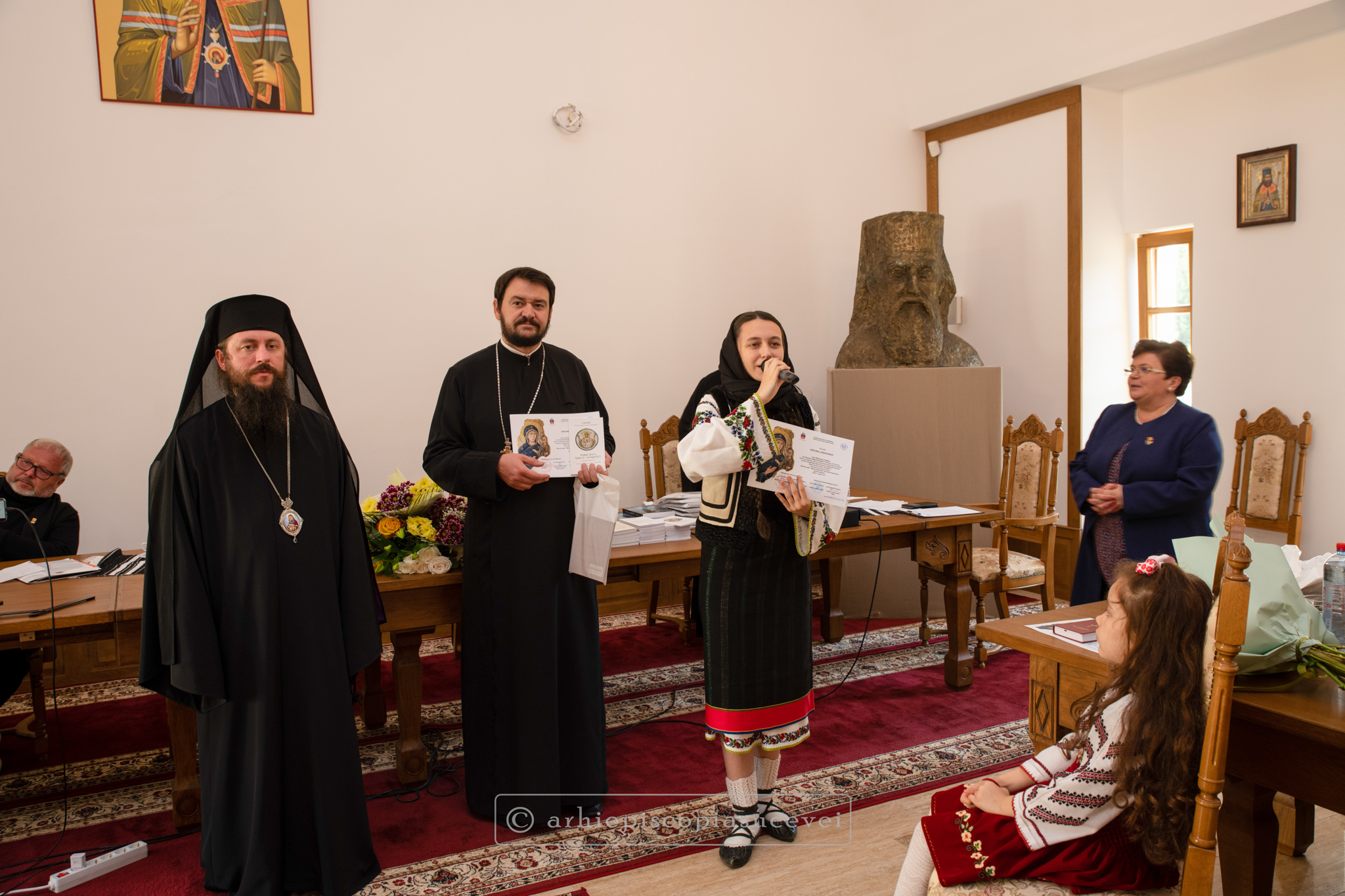 Ceremonia de premiere a câștigătorilor Concursului național de recitare „Glas de copil – Maica Domnului, Darul lui Dumnezeu pentru oameni”, ediția I