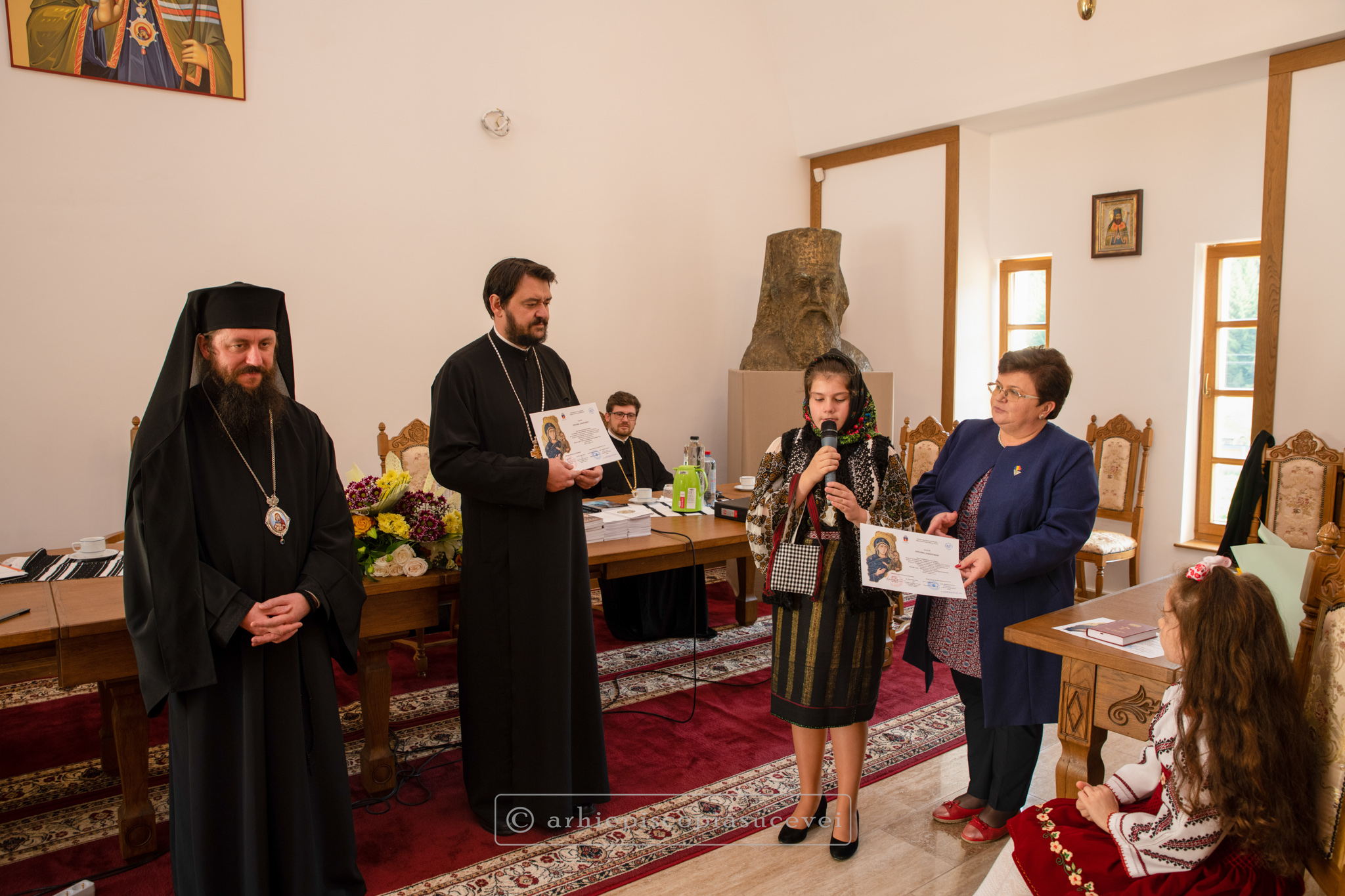 Ceremonia de premiere a câștigătorilor Concursului național de recitare „Glas de copil – Maica Domnului, Darul lui Dumnezeu pentru oameni”, ediția I