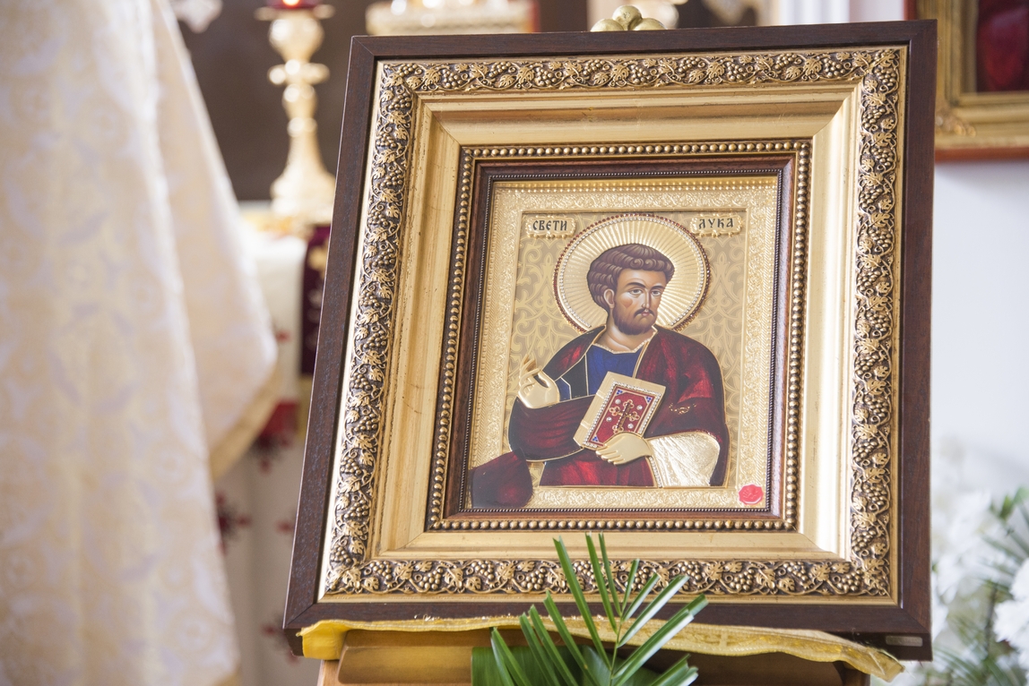 Sfântul Apostol și Evanghelist Luca, sărbătorit la unica biserică din Iași ce-l are ca prim ocrotitor