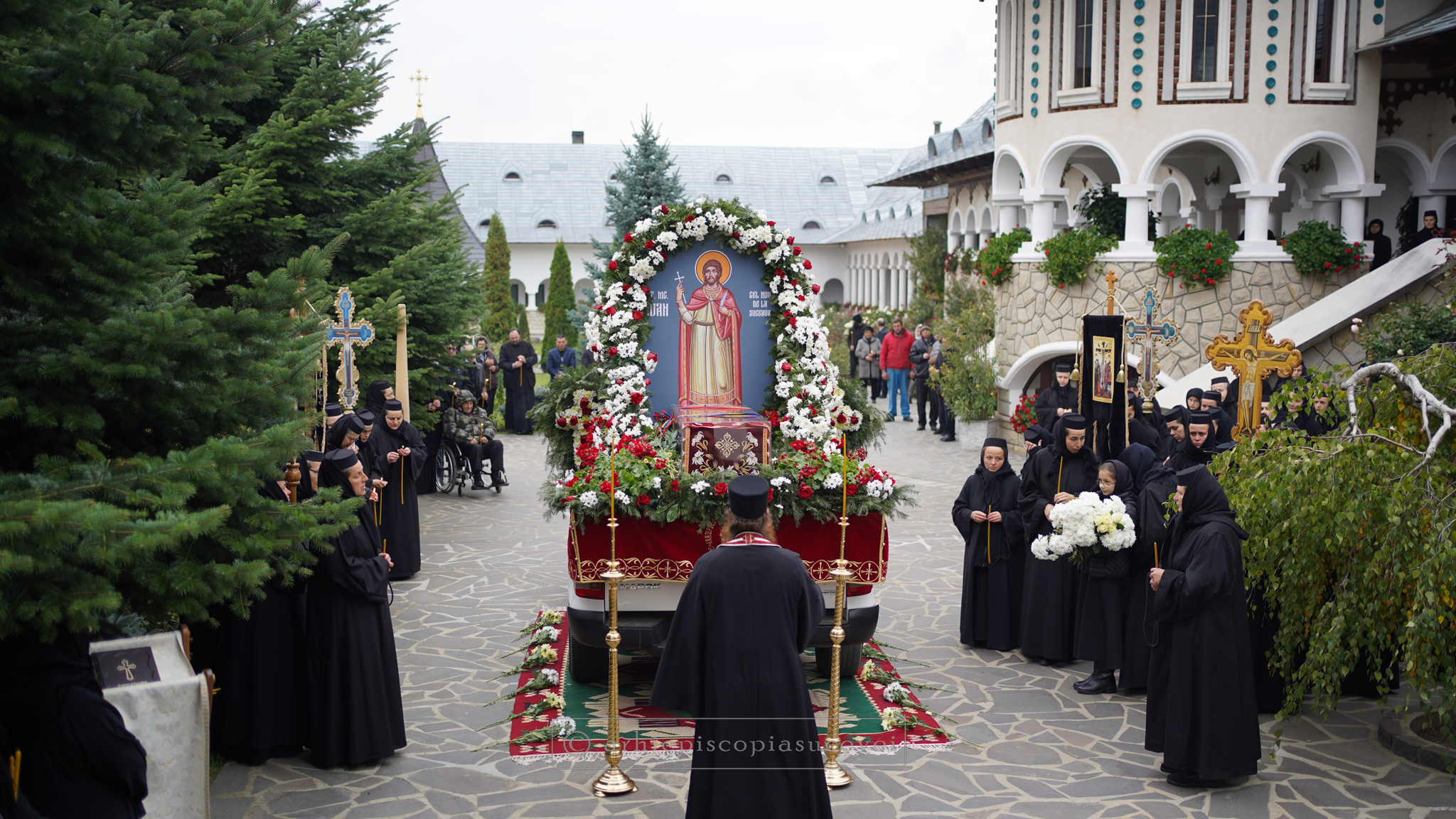 Procesiunea cu moaștele Sfântului Mare Mucenic Ioan cel Nou a ajuns la final