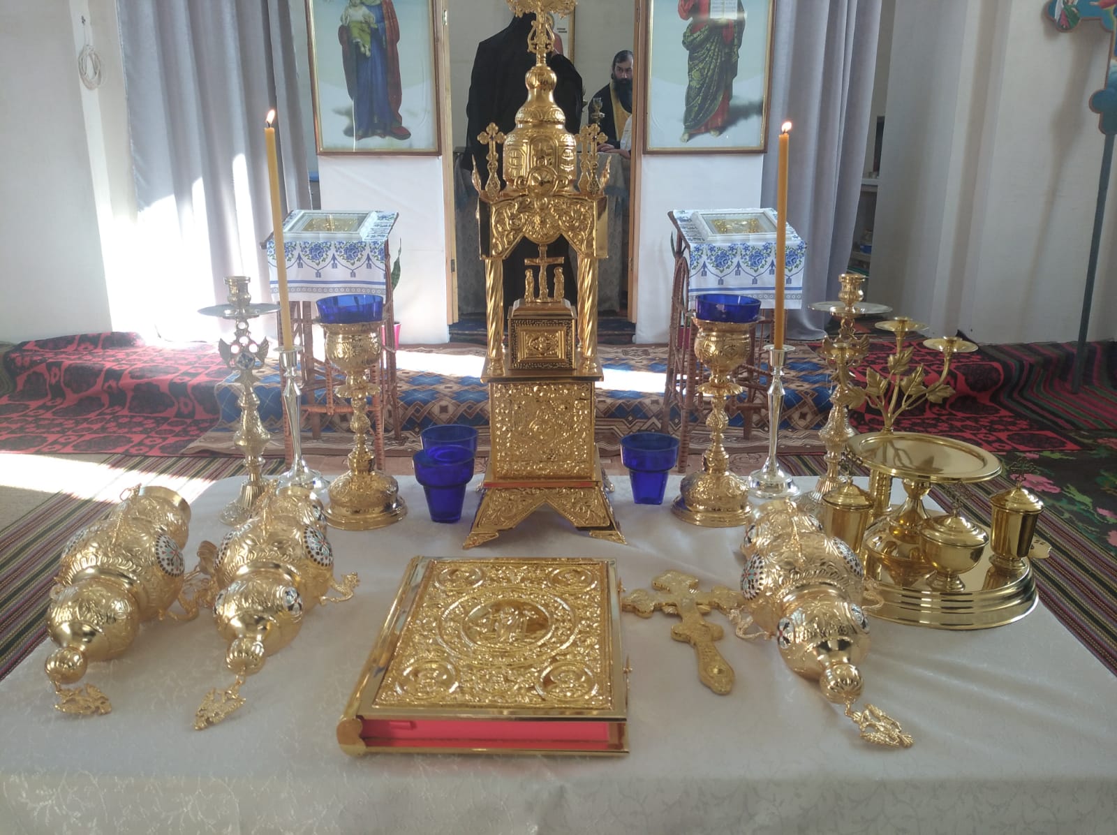 Obiecte de cult în dar pentru Mănăstirea Chirilovca