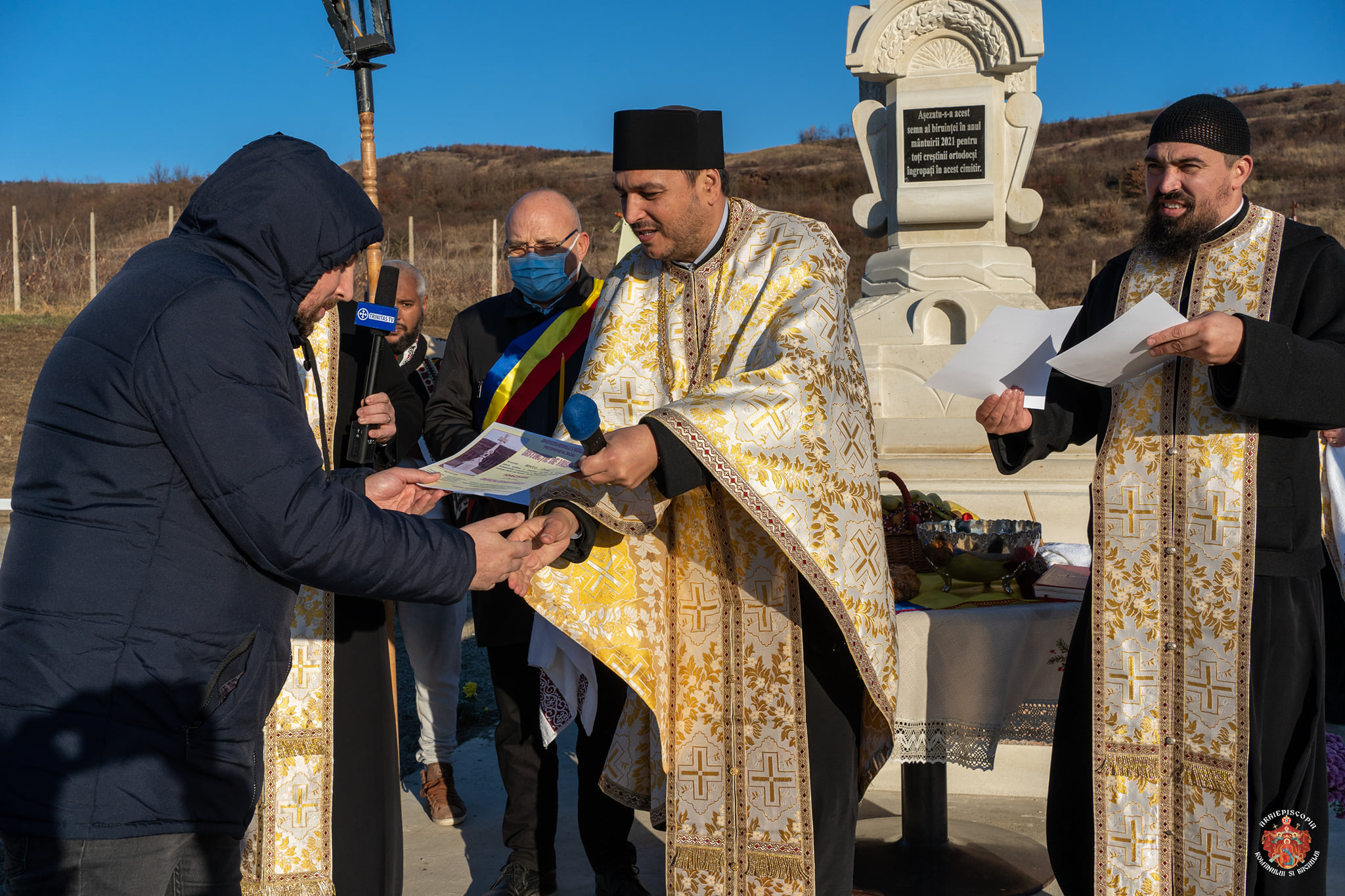 Monument dedicat eroilor în filia Gioseni a Parohiei Chetriş