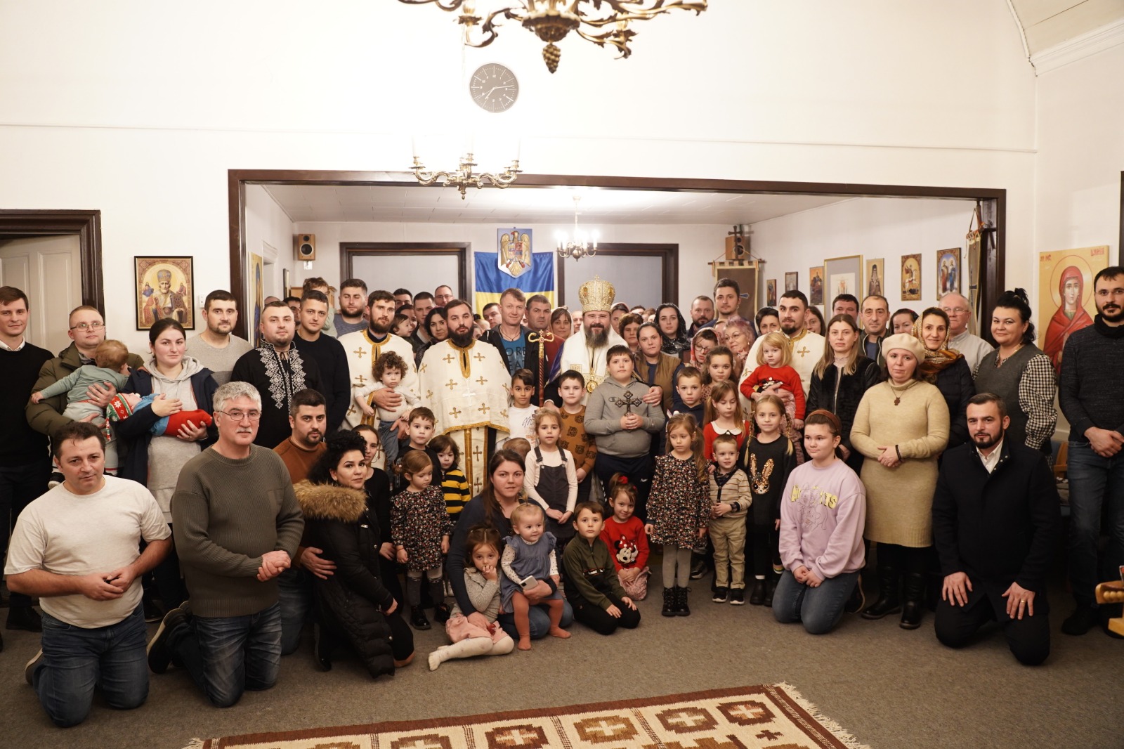 (Foto) Taina Sfântului Maslu, în parohia româneasă din Esbjerg, Regatul Danemarcei