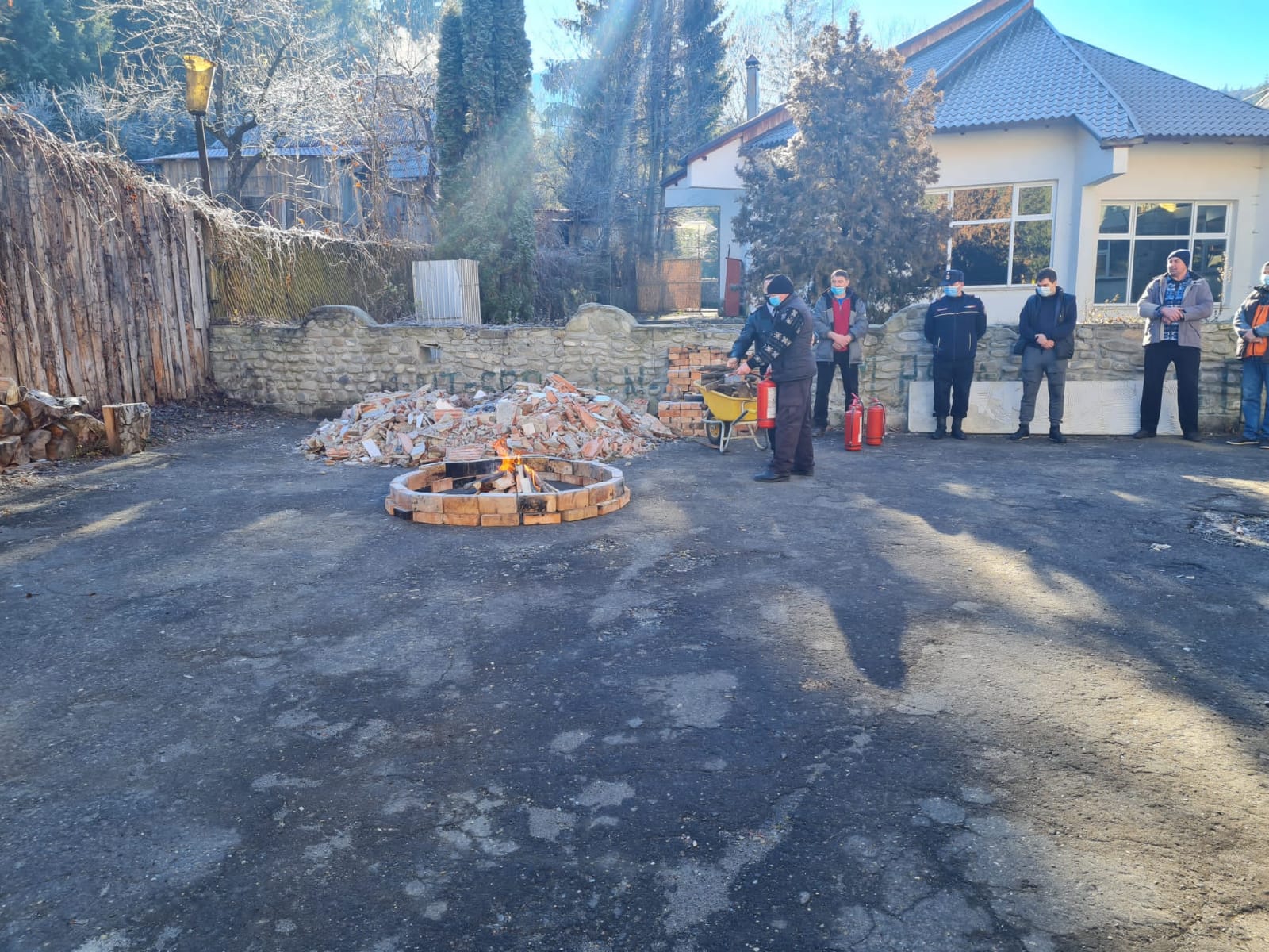 Instructaj PSI la Centrul Cultural-Pastoral Durău