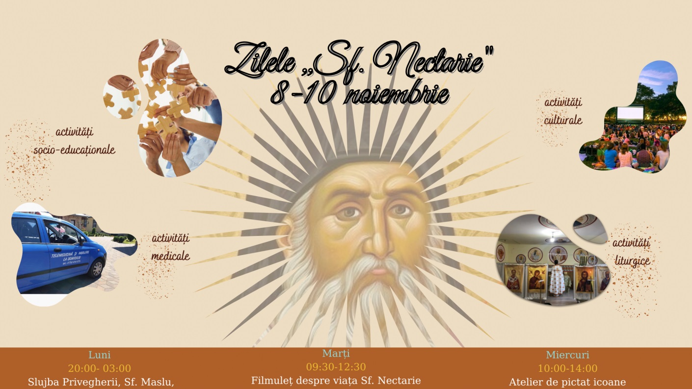Zilele Sfântului Ierarh Nectarie Taumaturgul, la Hârja