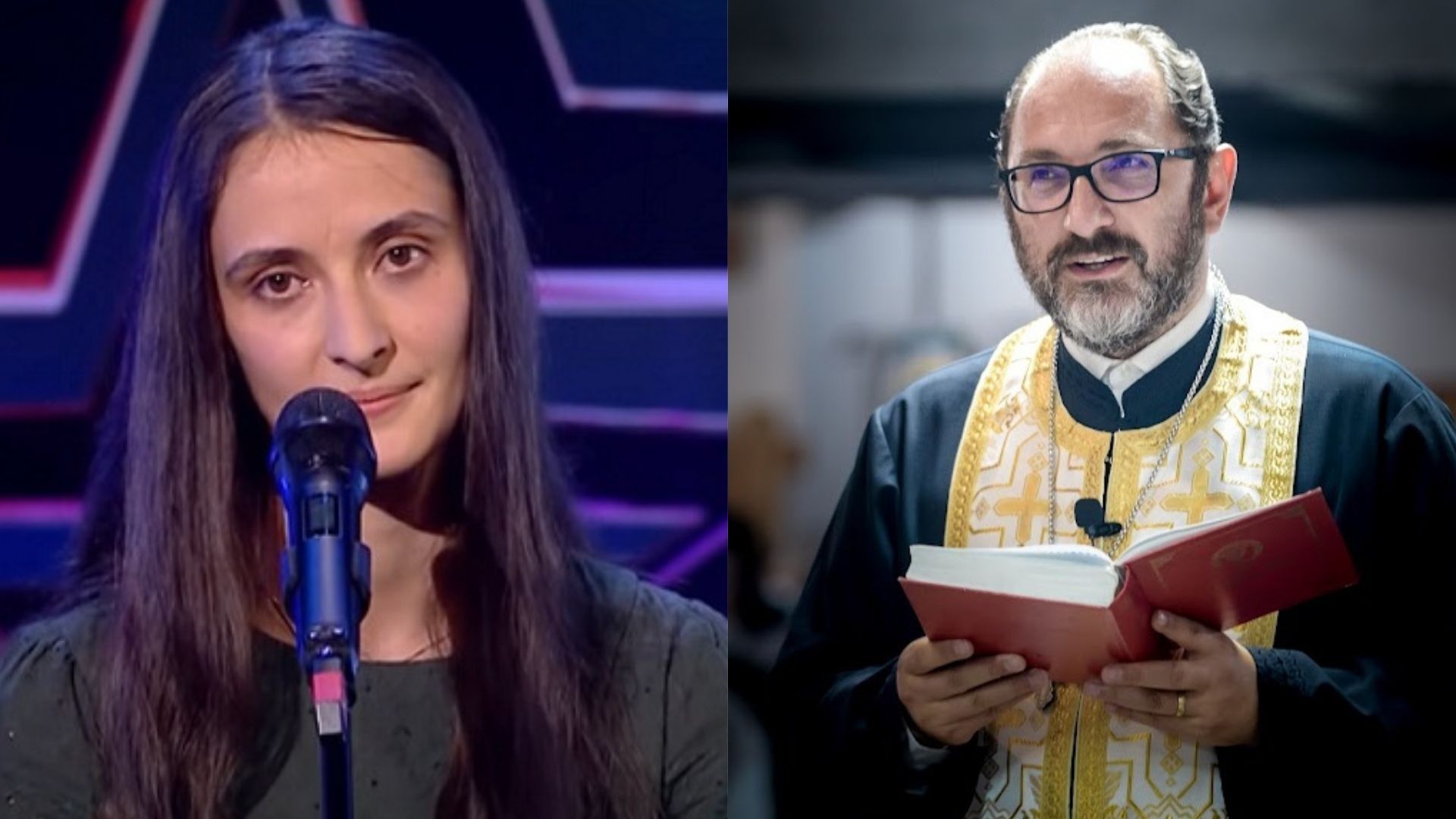 (Video) Altfel despre artă: Laura Dinu, vocea virală de la „Românii au talent”, în dialog cu Părintele Constantin Necula