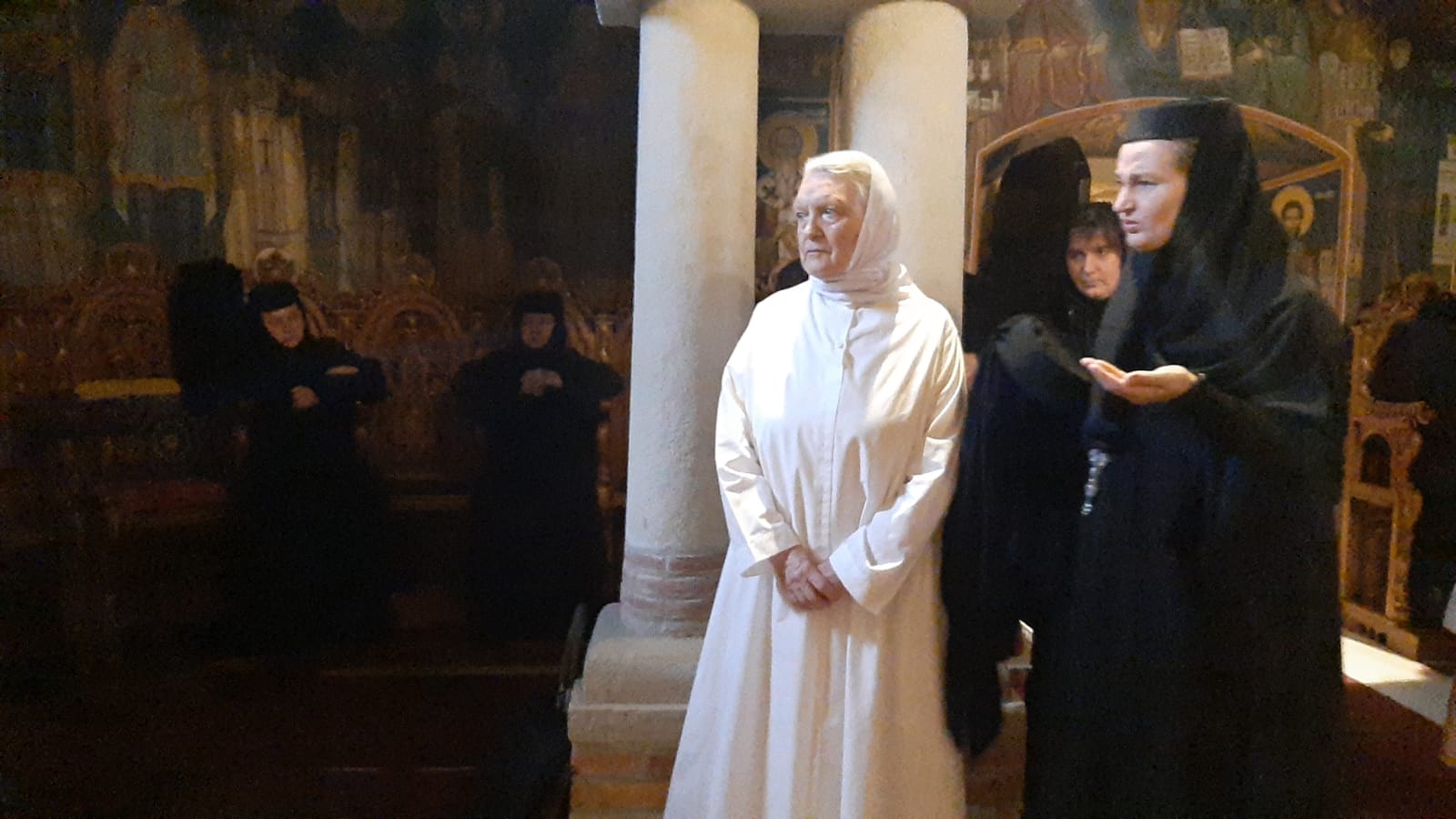 Sora Françoise Détouche, călugărită la Mănăstirea Văratic de PS Părinte Nichifor Botoșăneanul