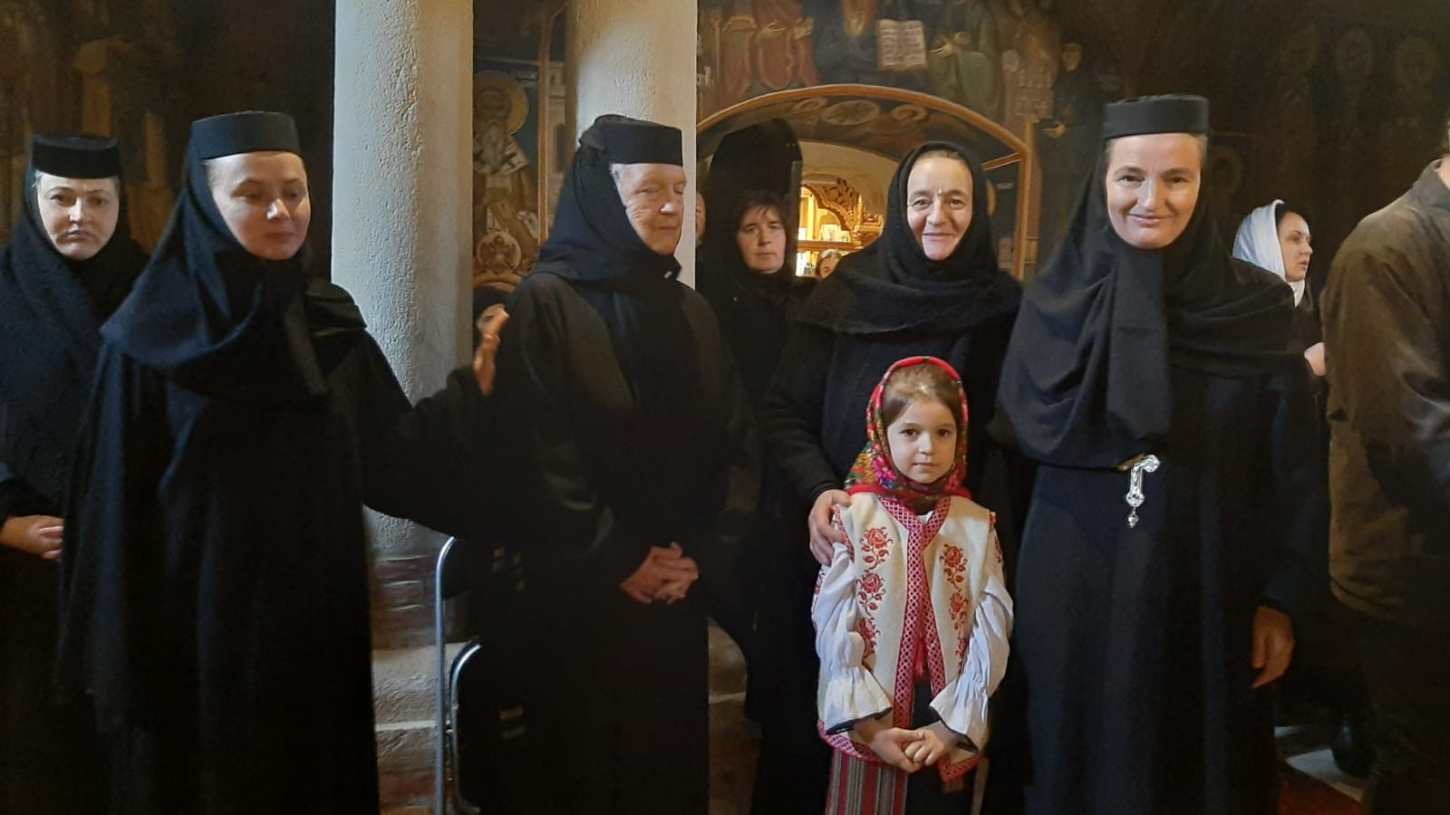 Sora Françoise Détouche, călugărită la Mănăstirea Văratic de PS Părinte Nichifor Botoșăneanul