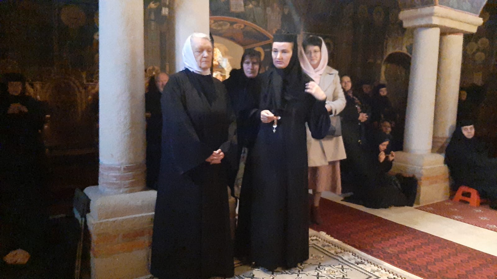 Sora Françoise Détouche, călugărită la Mănăstirea Văratic de PS Părinte Nichifor Botoșăneanul