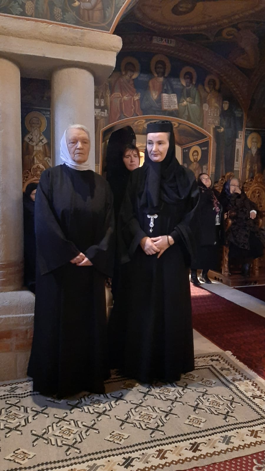 Sora Françoise Détouche, călugărită la Mănăstirea Văratic de PS Părinte Nichifor Botoșăneanul