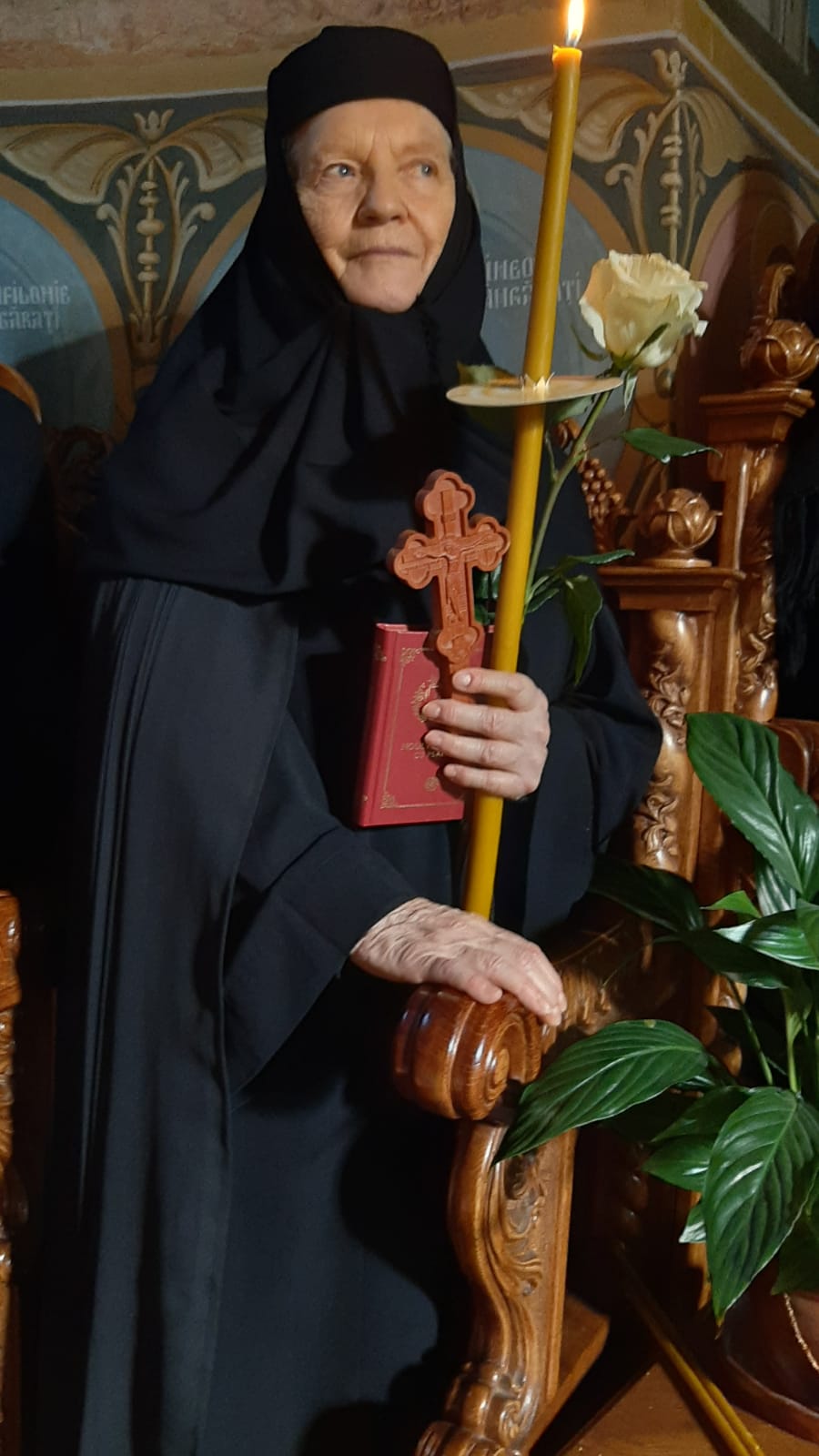 Sora Françoise Détouche, călugărită la Mănăstirea Văratic de PS Părinte Nichifor Botoșăneanul