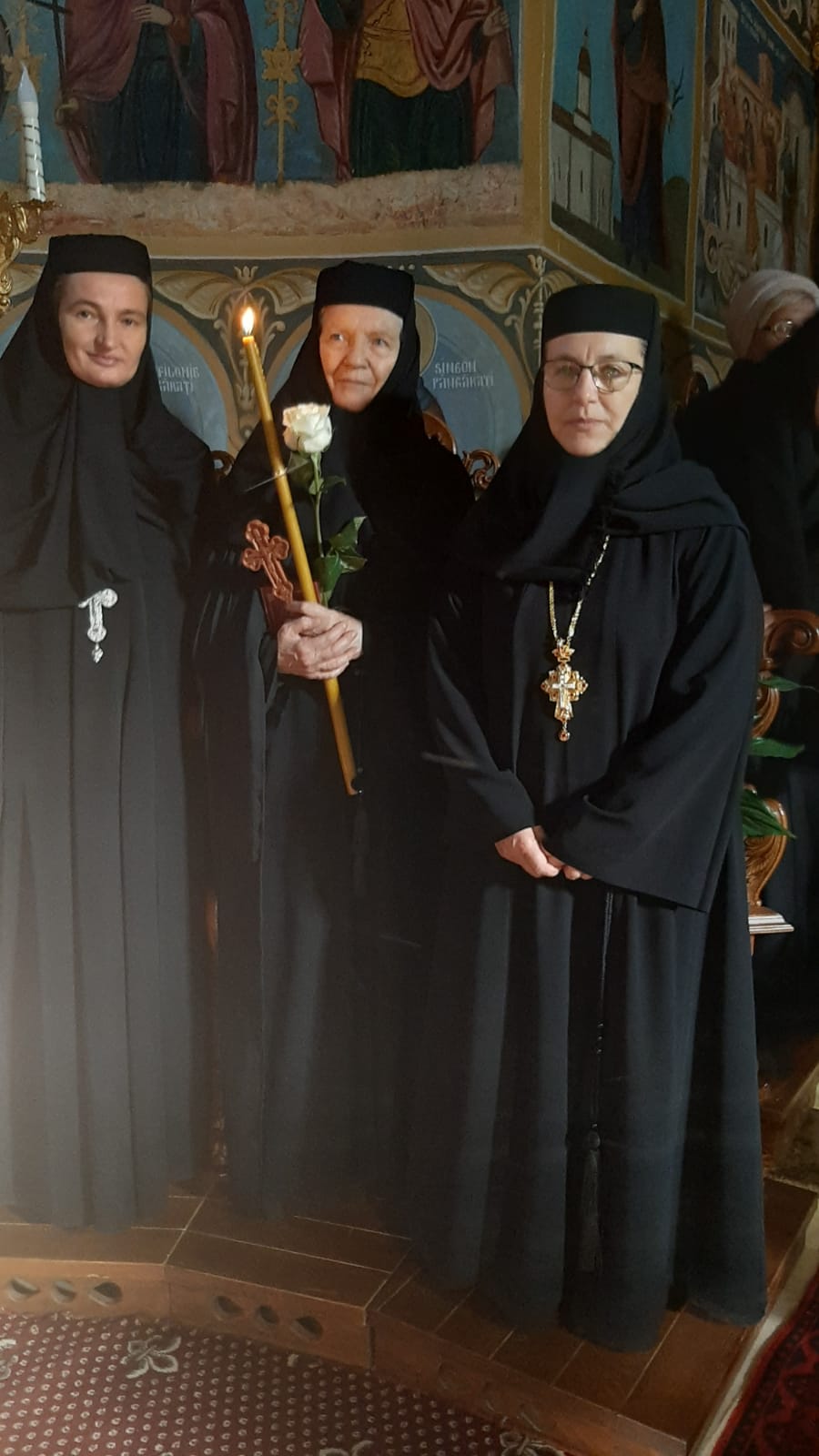 Sora Françoise Détouche, călugărită la Mănăstirea Văratic de PS Părinte Nichifor Botoșăneanul