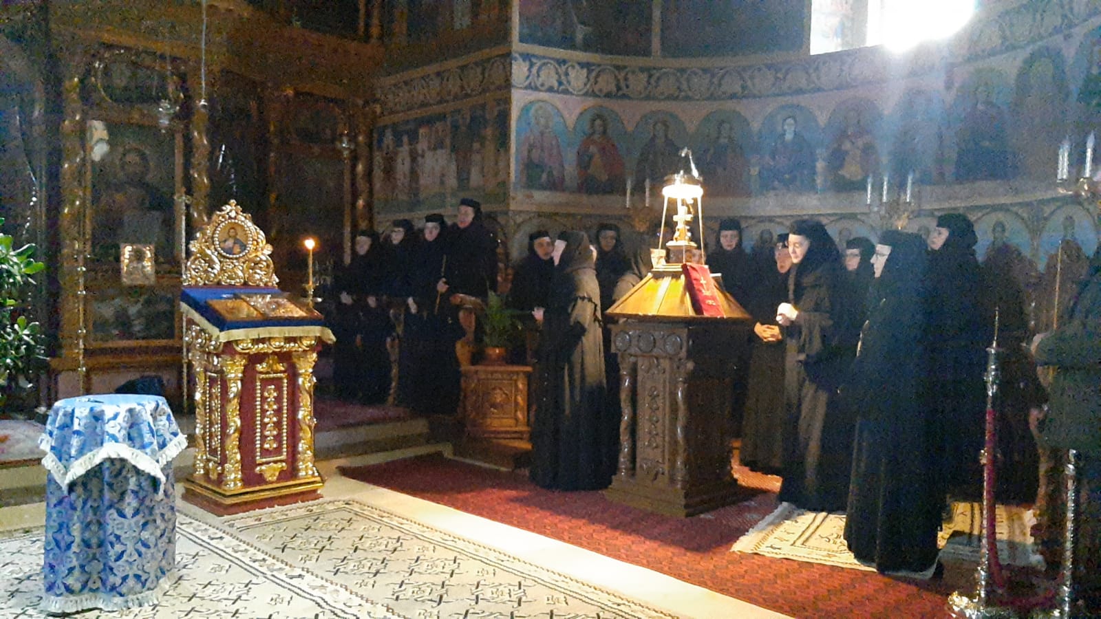 Sora Françoise Détouche, călugărită la Mănăstirea Văratic de PS Părinte Nichifor Botoșăneanul