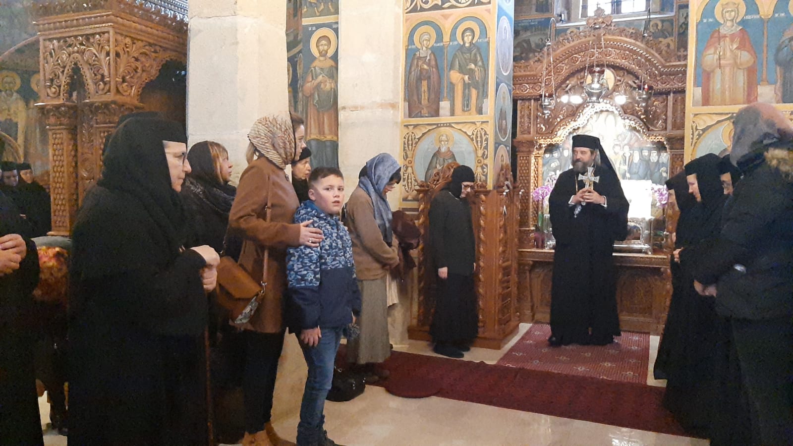 Sora Françoise Détouche, călugărită la Mănăstirea Văratic de PS Părinte Nichifor Botoșăneanul